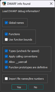 debug info!